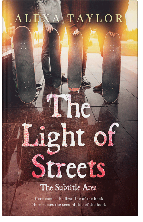 Front view of Premade Teen & Young Adult Book Cover - Cowboy