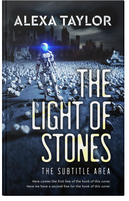 Front view of Premade Apocalyptica Book Cover - Mirage