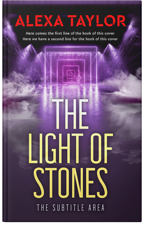 Front view of Premade Science Fiction Book Cover - Bleached Cedar