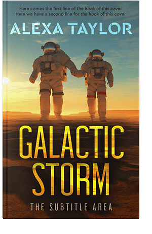 Pre Made Book Cover Taupe