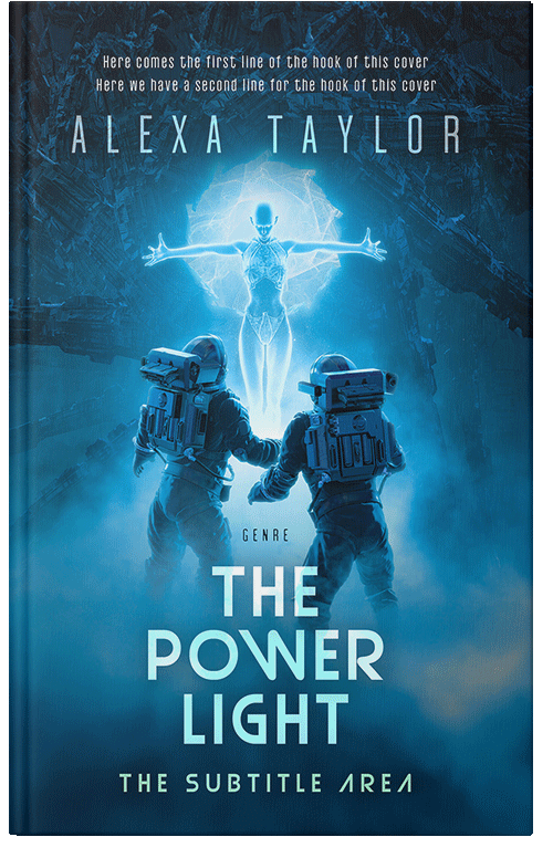 Front view of Premade Science Fiction Book Cover - Atoll