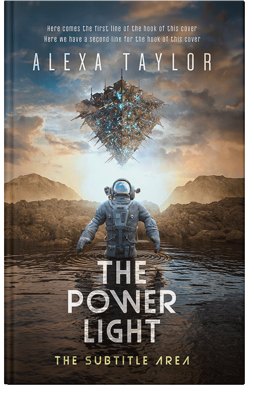 Front view of Premade Science Fiction Book Cover - Merlin