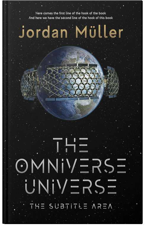 Front view of Premade Science Fiction Book Cover - Woodsmoke