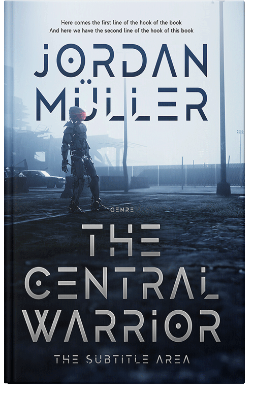 Front view of Premade Apocalyptica Book Cover - Big Stone