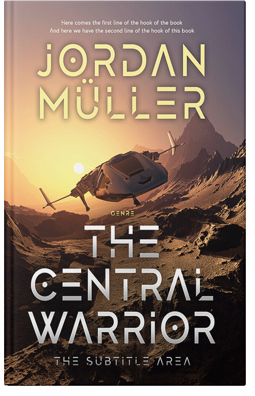 Front view of Premade Science Fiction Book Cover - English Walnut