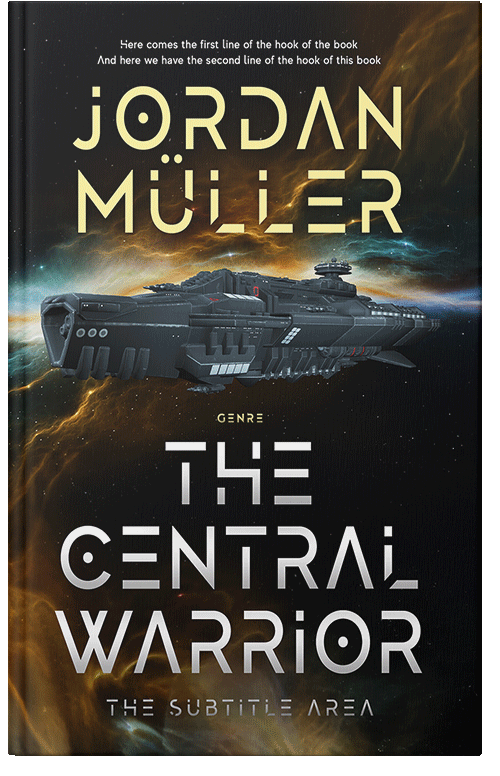 Front view of Premade Science Fiction Book Cover - Zeus