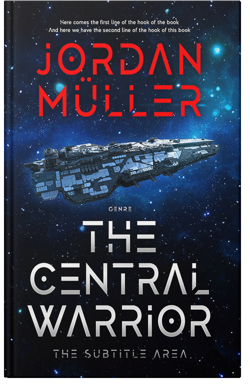 Front view of Premade Science Fiction Book Cover - Black Pearl