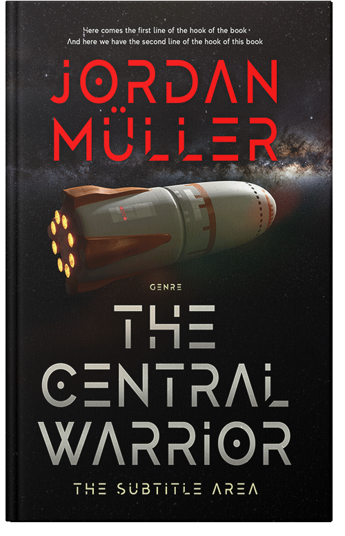 Front view of Premade Science Fiction Book Cover - Cod Gray