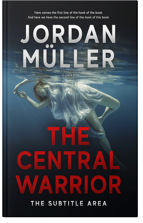 Front view of Premade Mystery & Thriller & Suspense Book Cover - Old Rose