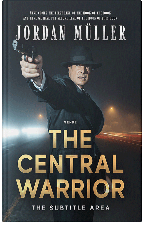 Front view of Premade Mystery & Thriller & Suspense Book Cover - Ebony Clay