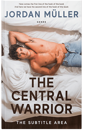 Pre Made Book Cover Swirl