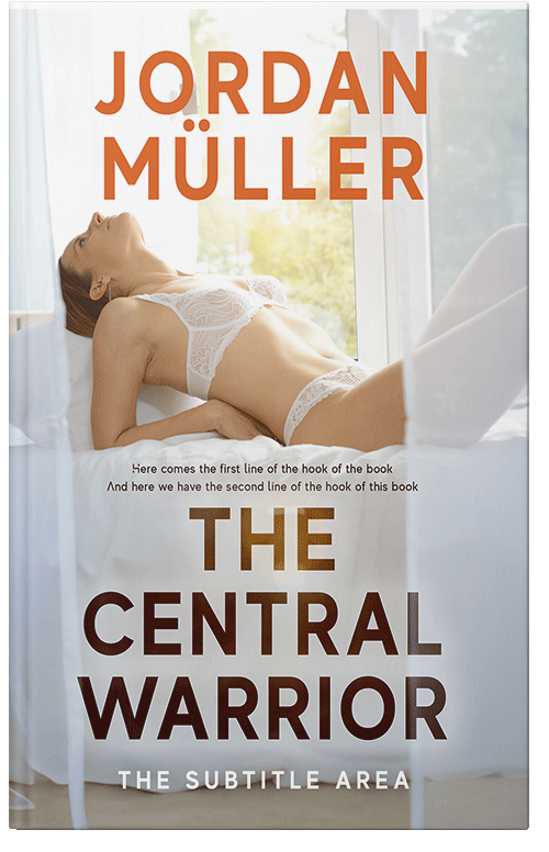 Front view of Premade Erotica Book Cover - Quill Gray