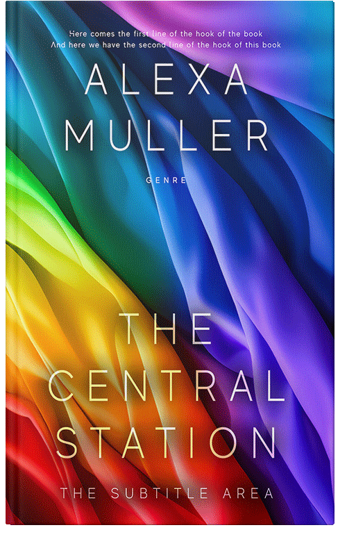 Front view of Premade LGBTQ Book Cover - Raw Sienna