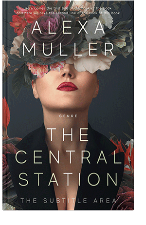 Pre Made Book Cover Old Rose