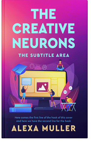 Premade Book Cover Cerise