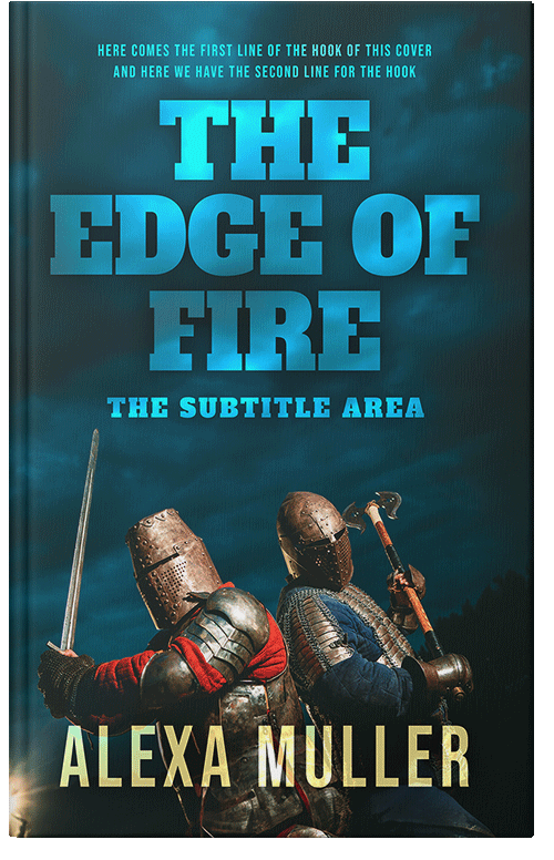 Front view of Premade Action & Adventure Book Cover - Elephant