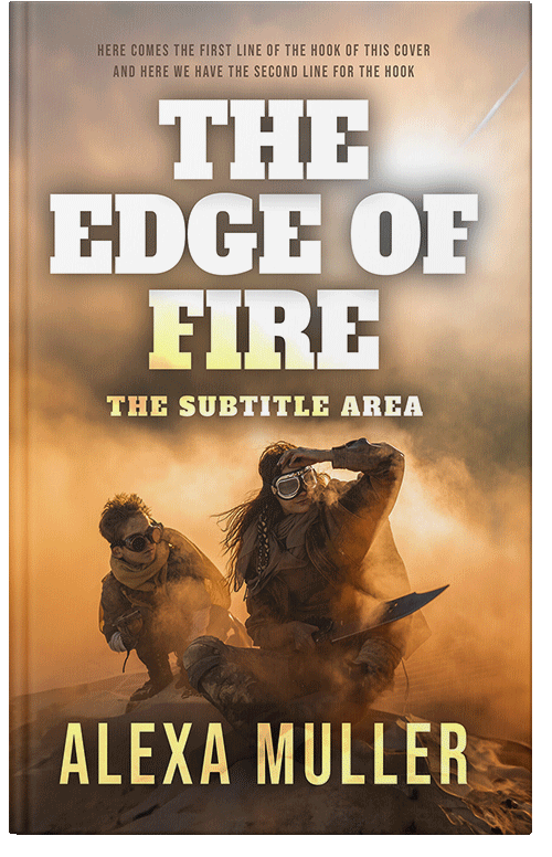 Front view of Premade Apocalyptica Book Cover - Driftwood