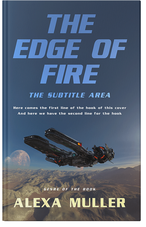 Front view of Premade Science Fiction Book Cover - Fiord