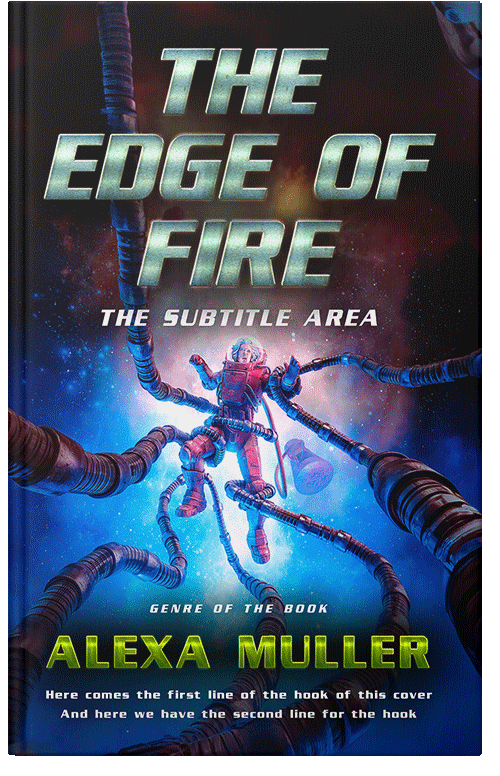 Front view of Premade Science Fiction Book Cover - Silver Sand