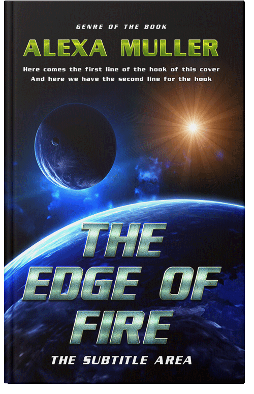Front view of Premade Science Fiction Book Cover - Cinder