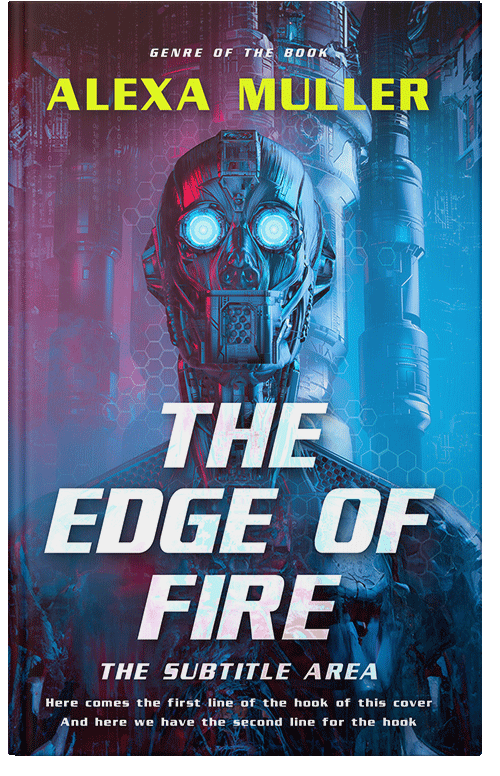 Front view of Premade Science Fiction Book Cover - Martinique