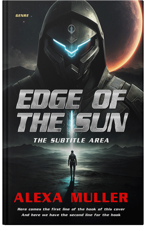 Front view of Premade Science Fiction Book Cover - Quicksand