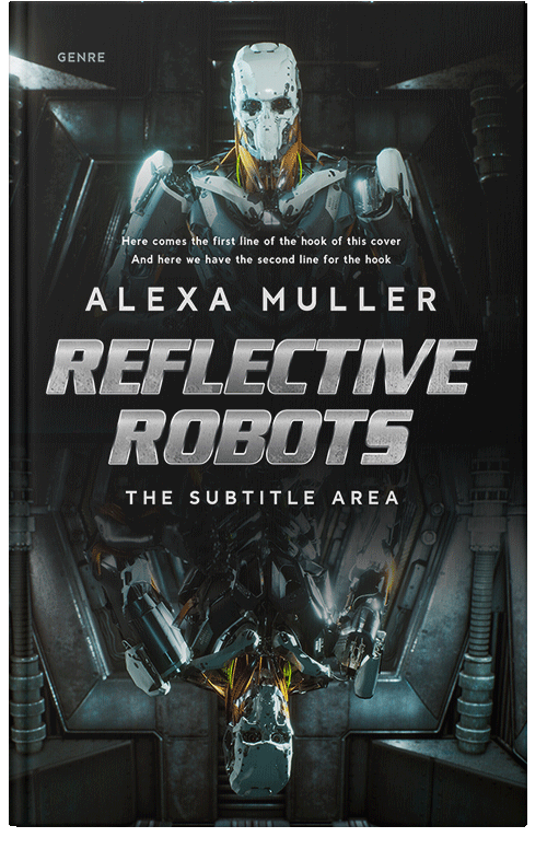 Front view of Premade Science Fiction Book Cover - Woodsmoke