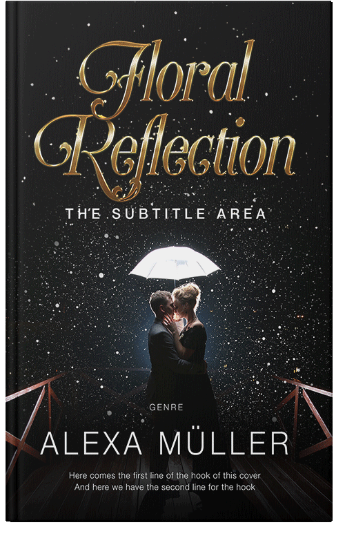 Front view of Premade Romance Book Cover - Cod Gray