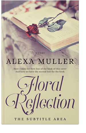 Pre Made Book Cover Stark White