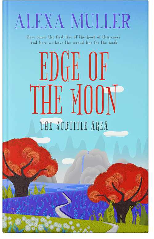 Front view of Premade Fantasy Book Cover - Seagull