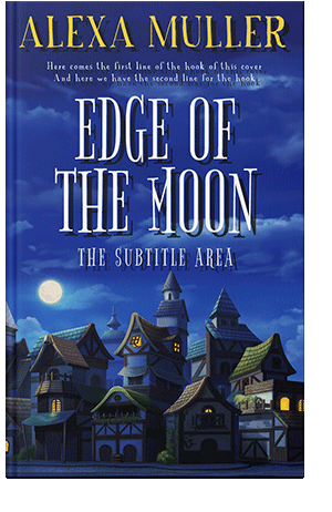 Pre Made Book Cover Jacksons Purple