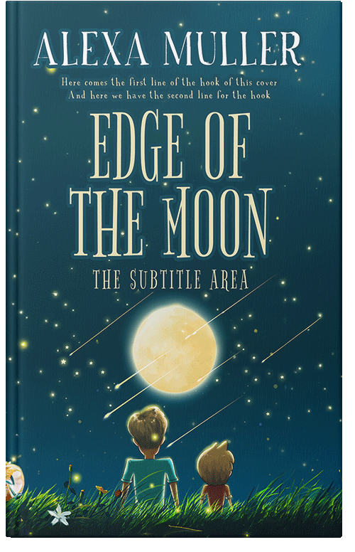 Front view of Premade Children's Book Cover - Tarawera