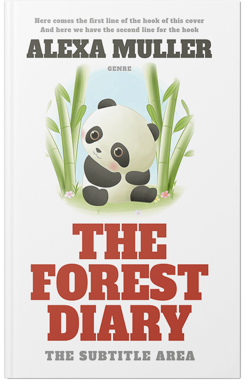 Front view of Premade Children's Book Cover - Snow Drift