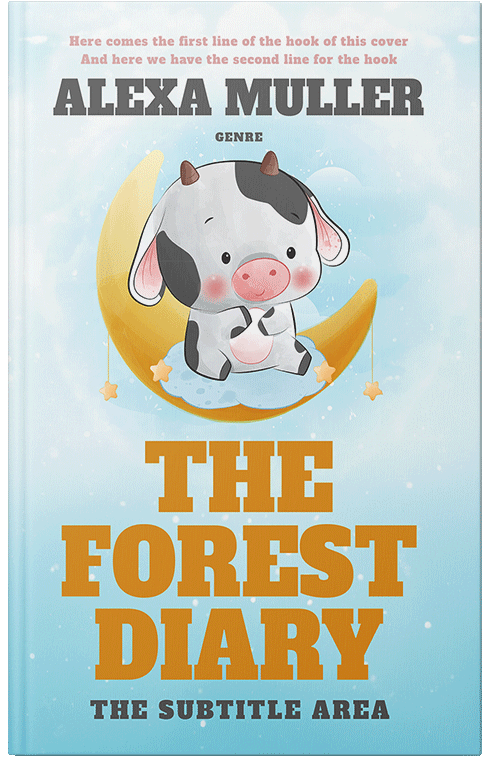 Front view of Premade Children's Book Cover - Iceberg