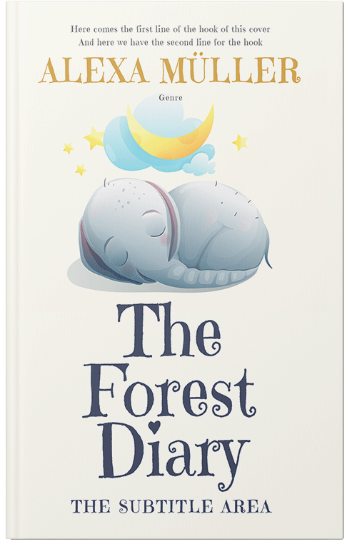 Front view of Premade Nature Book Cover - Gray Nurse