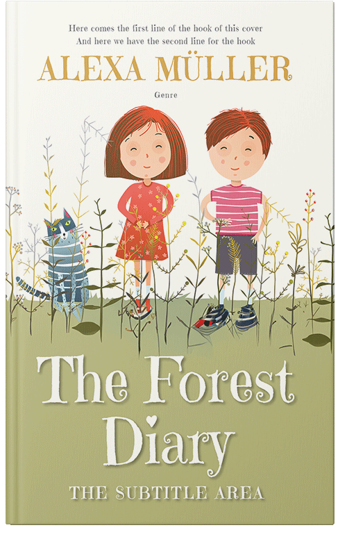 Front view of Premade Teen & Young Adult Book Cover - Tana