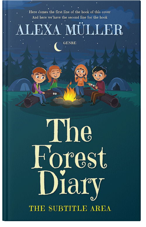 Front view of Premade Teen & Young Adult Book Cover - Tarawera