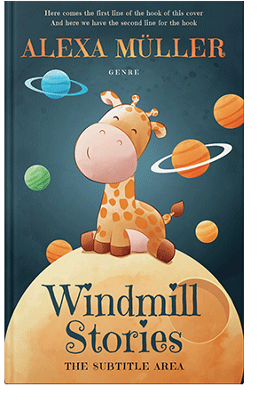 Pre Made Book Cover Blue Dianne