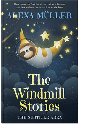 Pre Made Book Cover Cloud Burst