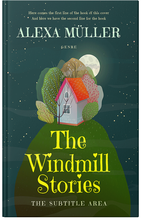 Front view of Premade Nature Book Cover - Everglade