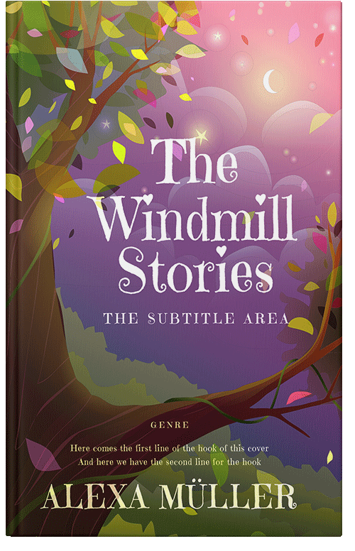 Front view of Premade Children's Book Cover - Ferra