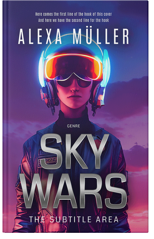 Front view of Premade Science Fiction Book Cover - Jacarta