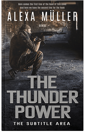 Pre Made Book Cover Thunder