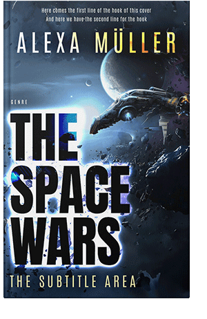 Pre Made Book Cover Ebony