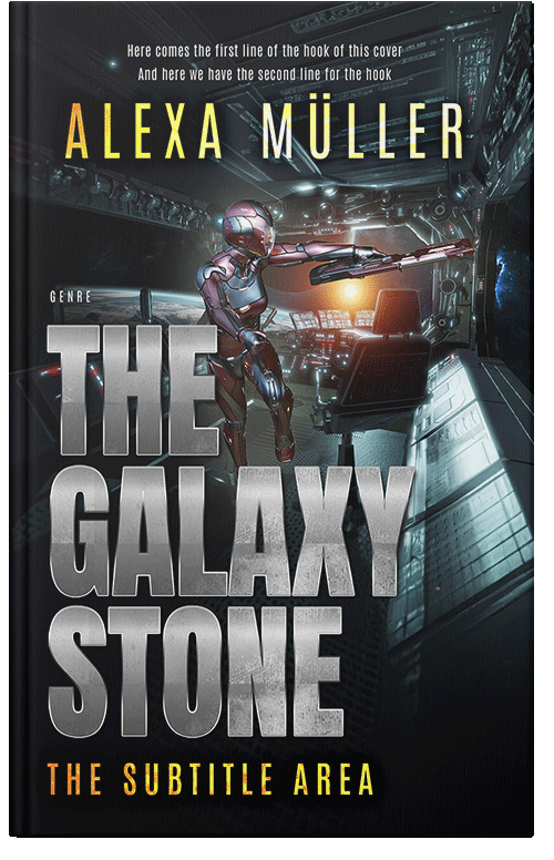 Front view of Premade Science Fiction Book Cover - Ash