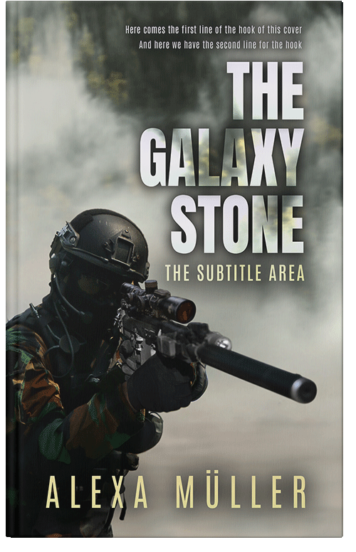 Front view of Premade Mystery & Thriller & Suspense Book Cover - Heavy Metal