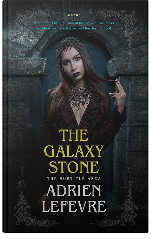 Front view of Premade Fantasy Book Cover - Woodsmoke