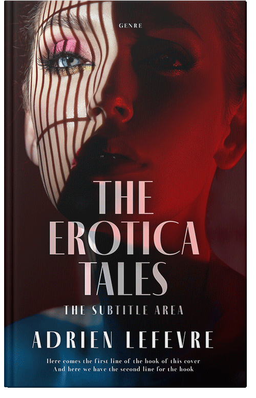 Front view of Premade Erotica Book Cover - Clam Shell