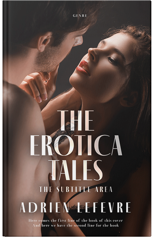 Front view of Premade Erotica Book Cover - Oil