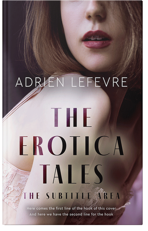 Front view of Premade Erotica Book Cover - English Walnut